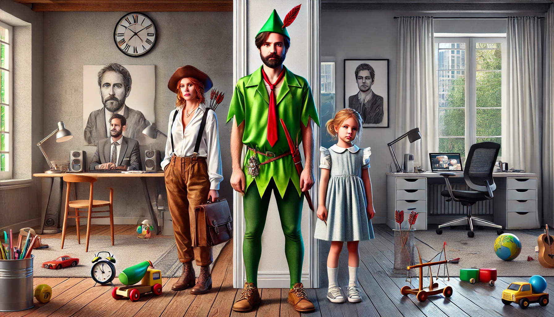 Le Syndrome de Peter Pan : Pourquoi Certains Adultes Refusent de Grandir ? le syndrome de peter pan chez l'homme et la femme.
